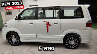 Maruti Eeco 2023 New Model  2023 New Eeco Price  Price Specification Full Details Review [upl. by Aihsenrad]