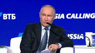 «Теперь все что с Востока лучше чем с Запада» Путин о возвращении западных компаний в Россию [upl. by Noneek]