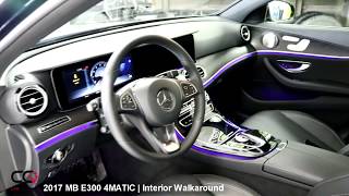 2017 MercedesBenz E300 4MATIC Review  Interior Walkaround  Part 27 [upl. by Nwahsek]