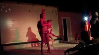 Sidari Village Resort Corfu The Jango Entertainment Dancers [upl. by Ydnar]