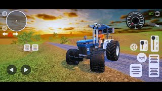 farmtrac 50 monster tyre modify gamevideo 💙 [upl. by Sol]