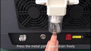 shockwave therapy machine filter drain water [upl. by Assirroc953]