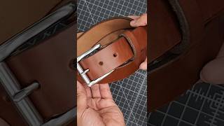 English Bridle Brown Belt belt asmr whitenoise making [upl. by Eisteb]