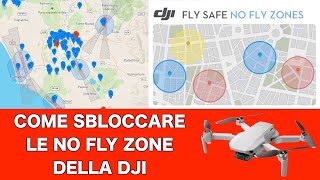 COME SBLOCCARE LE NO FLY ZONE DELLA DJI [upl. by Alhahs605]