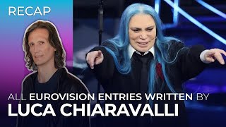 All Eurovision entries written by LUCA CHIARAVALLI  RECAP [upl. by Anaet339]