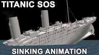 Titanic Sinking Animation 2023 Titanic SOS [upl. by Locke]