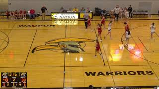 Waupun High School vs Lomira High School Womens JV Basketball [upl. by Nimzaj]