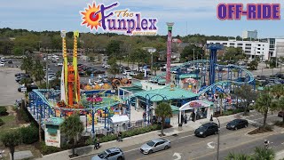 Funplex Myrtle Beach OffRide Footage Worlds Smallest Amusement Park  NonCopyright [upl. by Oal]