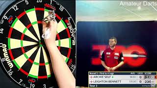 Archie Self vs Leighton Bennett Second Round JDC Advanced Tour 3 2023 [upl. by Llekcir]