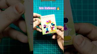 Diy Homemade Stationary ✨💞 Waste Material Craft 🔥💗ytshorts shorts diy craft art minecraft [upl. by Rakso]