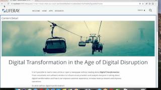 Video 1 Introduction to Liferay DXP and the Demo [upl. by Trini]