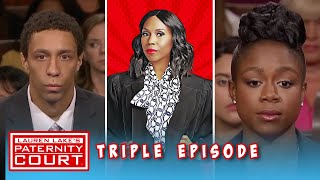 Woman Stuns Former Jock With Claims That He Is The Father Triple Episode  Paternity Court [upl. by Saunder227]