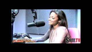 Christina Milian dicusses her new album incl Kanye West Movies vs Music amp Christmas [upl. by Rosenkranz]