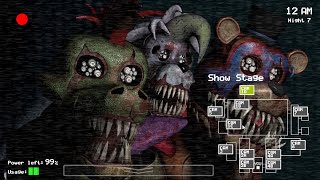 I made Glamrock Animatronics more scary FNaF 1 Mods [upl. by Felisha]