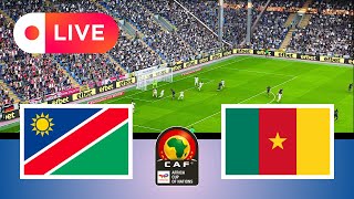 🔴 LIVE NAMIBIA VS CAMEROON  Africa Cup of Nations Qualifying 2024  eFootball PES Simulation [upl. by Nnahtur]