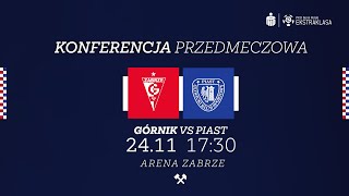 Konferencja prasowa przed meczem Górnik Zabrze  Piast Gliwice [upl. by Putnem]