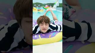 BTS pause gamepoolparty veryoutubefeeds kpop youtubeshorts fypviralシ bts jungkook taehyung [upl. by Kcirre]