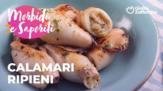 CALAMARI RIPIENI  MORBIDI e SAPORITI🌊💙☀️ [upl. by Narmis65]