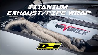 Titanium Exhaust Wraps from Design Engineering inc [upl. by Ramonda]