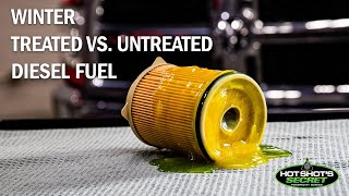 Diesel Fuel In Winter Treated vs Untreated Demo [upl. by Noscire57]