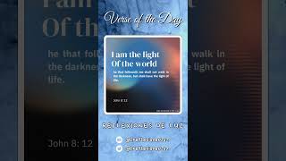 John 8 12  Reflexiones De Luz bible god verseoftheday verseofgod godisgood faith holyspirit [upl. by Ryter]