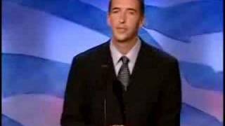 2004 DemConvention Speeches Ron Reagan [upl. by Ardelis]