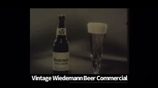 Vintage Wiedemann Beer TV Commercial [upl. by Imalda]