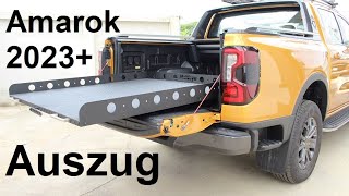 VW Amarok 2023 Ladeflächenauszug 1000kg [upl. by Norab]