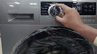 Hitachi Washing Machine Program Usage  BDD80CVE [upl. by Bishop]