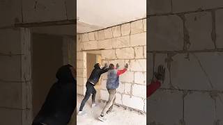 Demolishing an interior wall process [upl. by Aehta]