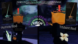 Aurora Rod VS Trident Rod In AURORA BOREALIS  Fisch [upl. by Htidirrem231]