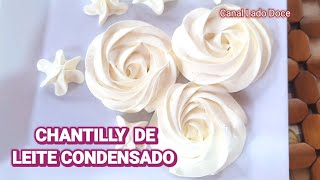 CHANTILLY DE LEITE CONDENSADO [upl. by Akerdal]