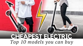 10 Cheapest Electric Scooters with Prices Starting at 200 New and Trusted Models [upl. by Rucker127]