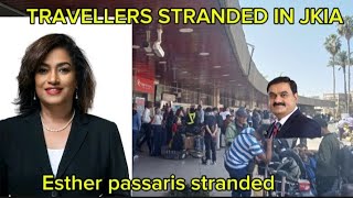 ESTHER PASSARIS CRIES AS SHE IS STRANDED IN JKIA AFTER FLIGHT DELAYED [upl. by Carlton911]