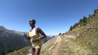 Philares Kipsang 4th Sierre Zinal 2024 km 27 [upl. by Ettennal584]