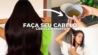 A MELHOR RECEITA CASEIRA PARA CRESCIMENTO DO CABELO [upl. by Arvie]