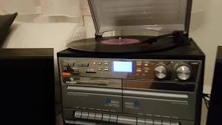 Auna TC386W Hifi Anlage Stereoanlage mit Schallplattenspieler Encoder [upl. by Kearney]