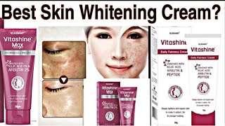 Best Skin Whitening Cream  VitaShine MAX fairness cream Complet Review  Spotless amp glowing skin [upl. by Howe]