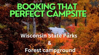 How to reserve the perfect camping site in WI State Parks and State Forests wisconsingoingtocamp [upl. by Cavallaro]