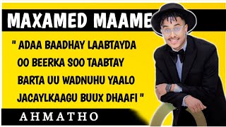 MAXAMED MAAME  ADAA BAADHAY LAABTAYDA  OFFICIAL LYRICS VIDEO 2024 [upl. by Fanning]