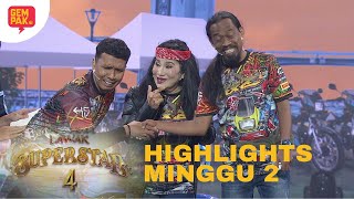 HIGHLIGHTS MINGGU 2  MUZIKAL LAWAK SUPERSTAR 4 [upl. by Ahtekahs]