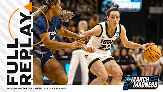 Iowa vs Holy Cross  2024 NCAA womens first round  FULL REPLAY [upl. by Nagaet]