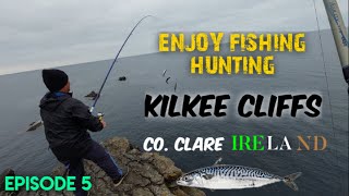 EPISODE 5  FISHING IN KILKEE CLIFFS COUNTY CLARE IRELAND [upl. by Niar]