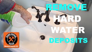 How to Remove Hard Water Deposits Almost Too Easy  by Home Repair Tutor [upl. by Eldnek]