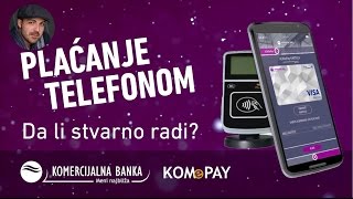 KOMePAY plaćanje telefonom  test uživo [upl. by Twyla]