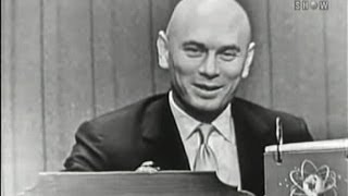 Whats My Line  Yul Brynner Peter Lind Hayes panel Jan 6 1957 [upl. by Stoneman388]