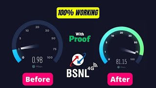 Get 80mb BSNL 4G Speed Using This APN [upl. by Poliard]