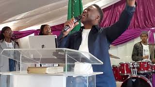 Bishop Benjamin Dube worshipping in Cosmo City Youth Conference [upl. by Gaye]