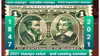 most expensive stamps worldwide value of old stamps in 2021 catalog number and value [upl. by Ydnolem]