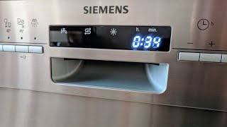 Siemens iQ500 SN46P582EU speedMatic Geschirrspüler  Spülmaschine Unterbaugerät  Edelstahl  60 cm [upl. by Staffan226]